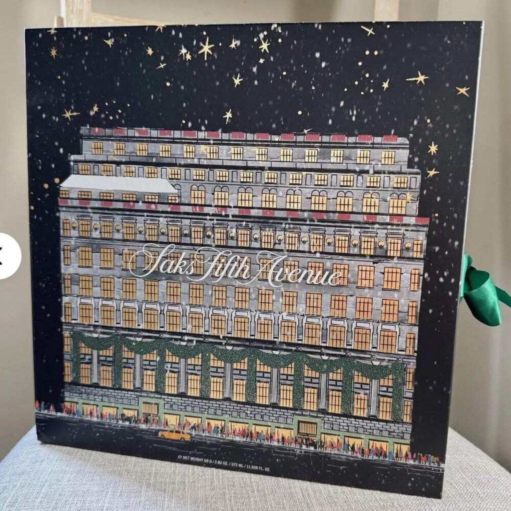 Saks Fifth Avenue 25 Days Of Beauty Advent Calendar 2024 **BOX ONLY****EMPTY DIY